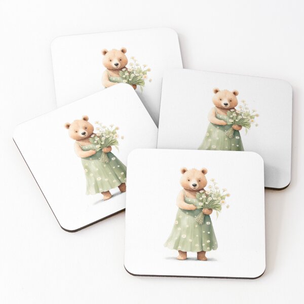 Item preview, Charming Retro Watercolor Bear designed and sold by Victoria Riabov.