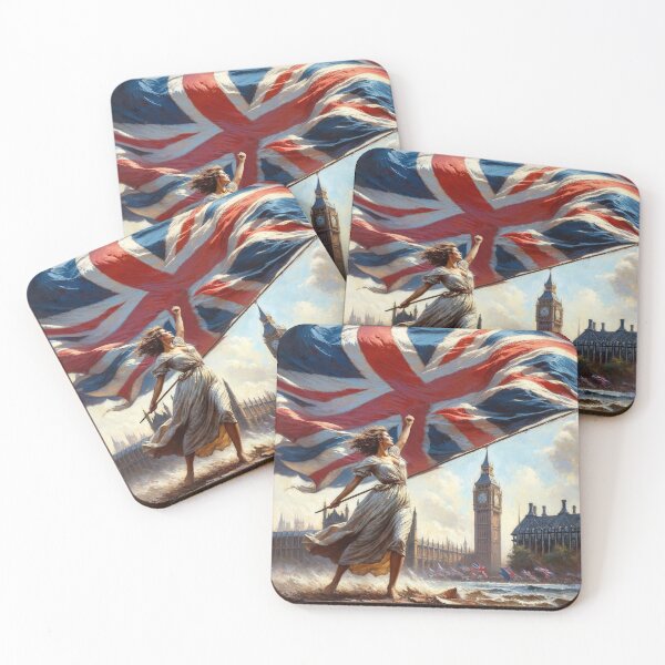 Item preview, Rule Britannia! Patriotic British Art Print designed and sold by Very Peculiar.