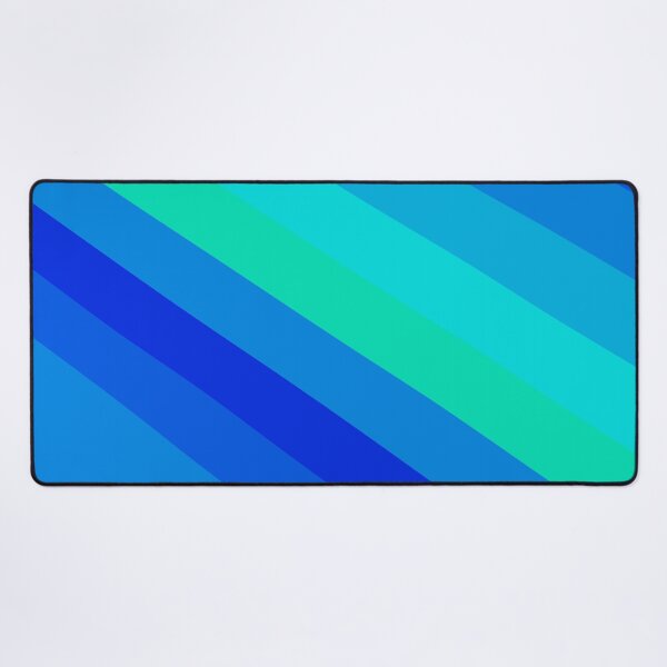 Item preview, Blue Varying Color Diagonal Alternating Line Stripes Cascade designed and sold by EvergreenMotifs.