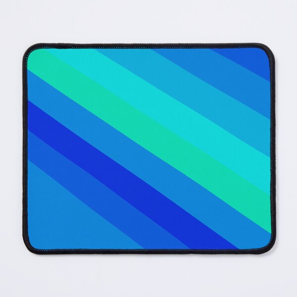Item preview, Blue Varying Color Diagonal Alternating Line Stripes Cascade designed and sold by EvergreenMotifs.