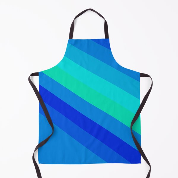 Item preview, Blue Varying Color Diagonal Alternating Line Stripes Cascade designed and sold by EvergreenMotifs.
