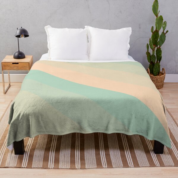 Item preview, Faded Look Color Diagonal Alternating Line Stripes Cascade designed and sold by EvergreenMotifs.