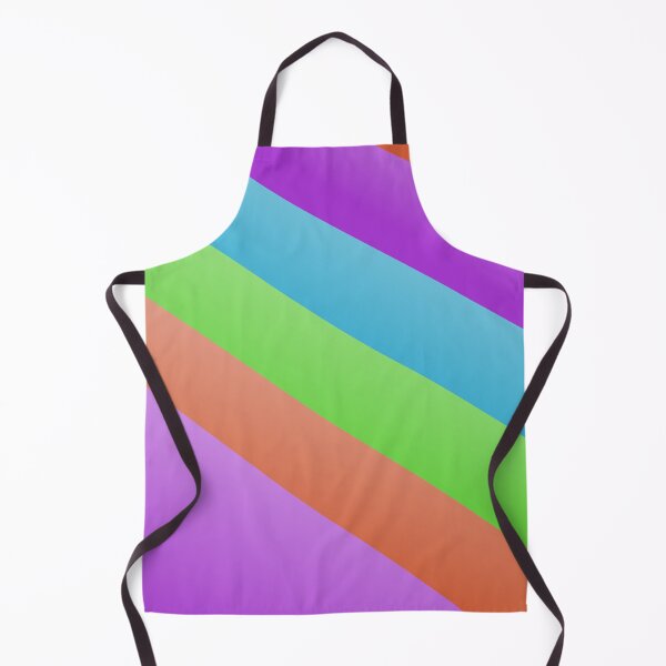 Item preview, Rainbow Varying Color Diagonal Alternating Line Stripes Cascade designed and sold by EvergreenMotifs.