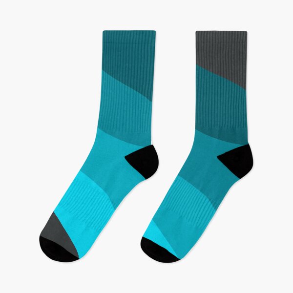 Item preview, Teal Varying Color Diagonal Alternating Line Stripes Cascade designed and sold by EvergreenMotifs.