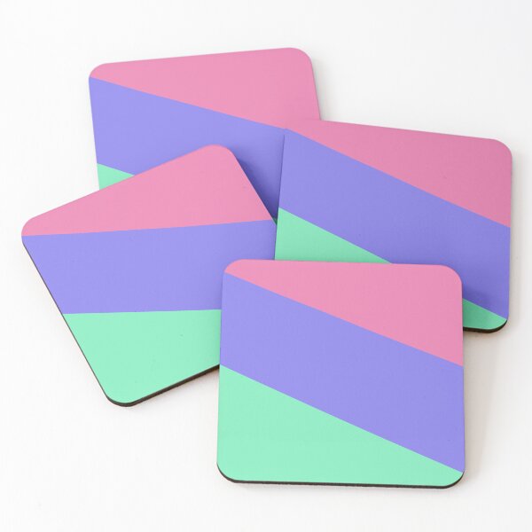 Item preview, Rainbow Varying Color Diagonal Alternating Line Stripes Cascade designed and sold by EvergreenMotifs.