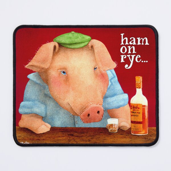 Item preview, ham on rye... designed and sold by Will Bullas Studio.