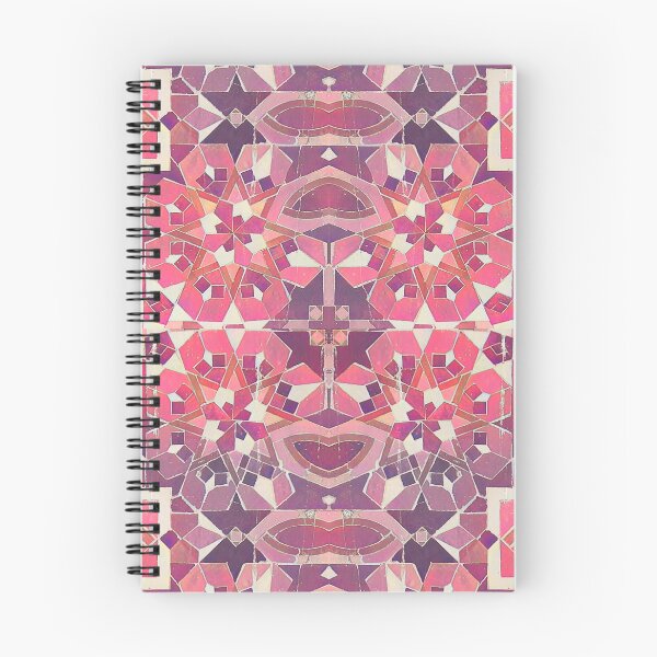 Item preview, Retro Kaleidoscope : Moroccan Zellige Tile : Pink + Purple designed and sold by TRVLR Designs.