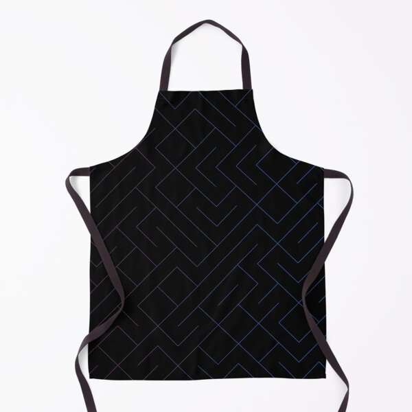 Item preview, Gradient Bicolor Fade Flowing Maze Pattern Black Background designed and sold by EvergreenMotifs.
