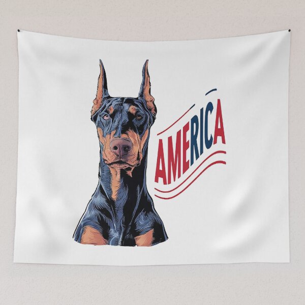 Item preview, Celebrate America: Patriotic Doberman  designed and sold by PoliTeeIncorrec.