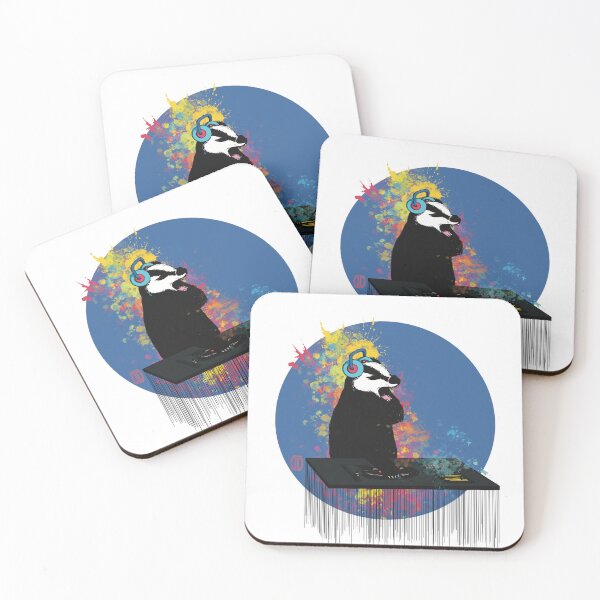 Item preview, DJ Dachs | Cute Animal DJ Merch designed and sold by DigitalDawnArt.