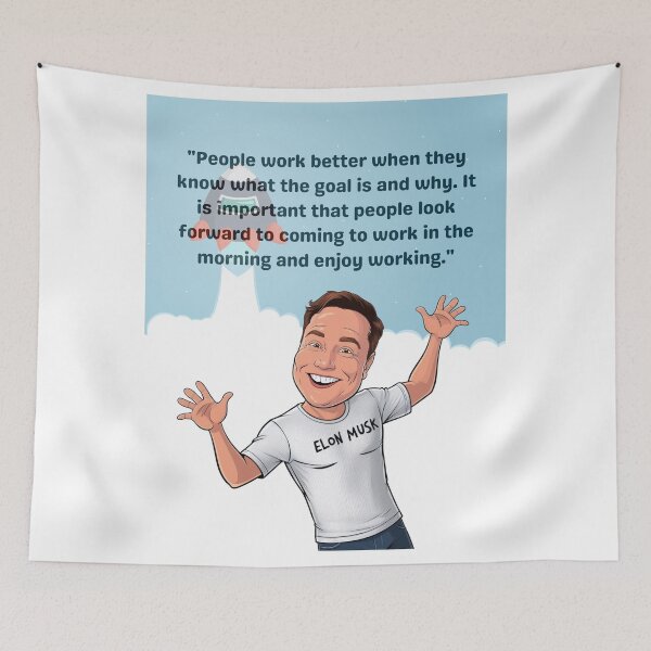 Item preview, Elon Musk inspirational quote designed and sold by Enea Kelo.