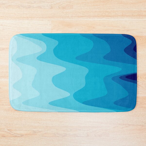 Item preview, Blue Varying Color Waves Flowing Colorful Waving Cascade designed and sold by EvergreenMotifs.