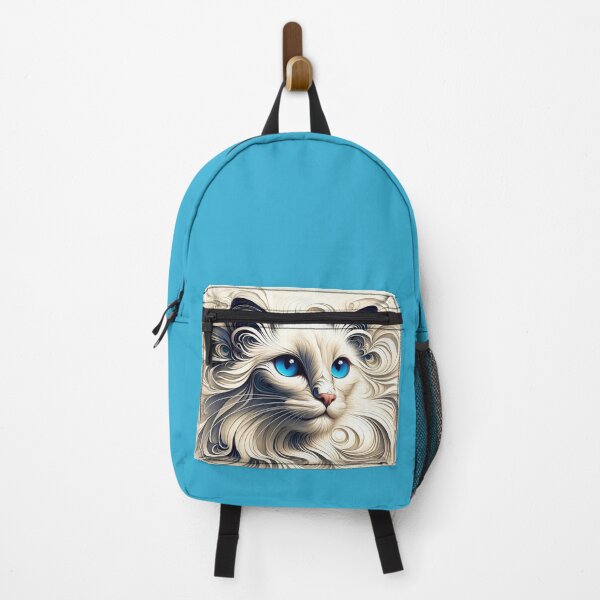 Item preview, Oriental Longhair - Mystery in Blue designed and sold by LegademaArt.