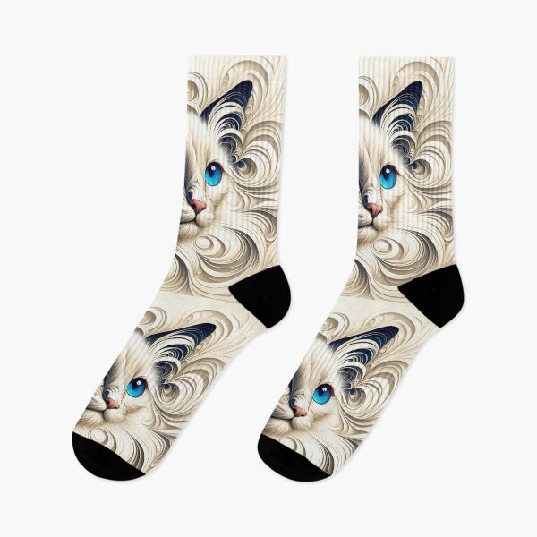 Item preview, Oriental Longhair - Mystery in Blue designed and sold by LegademaArt.