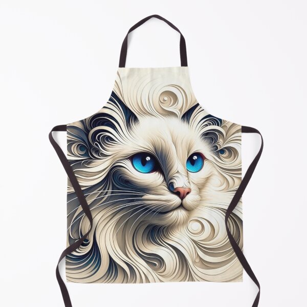 Item preview, Oriental Longhair - Mystery in Blue designed and sold by LegademaArt.