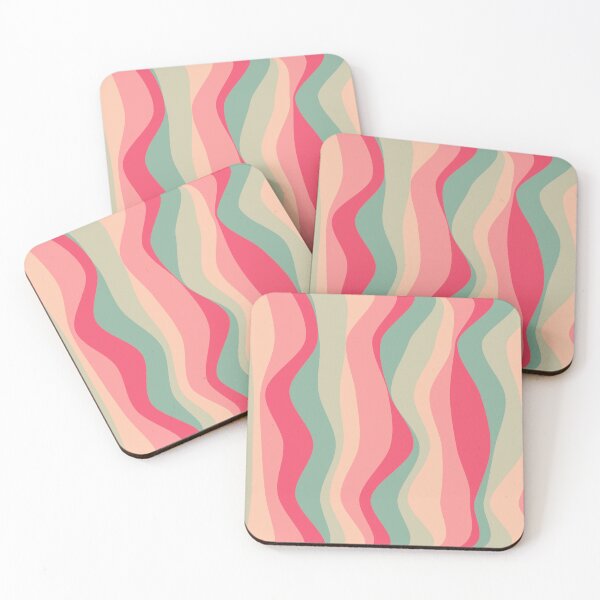 Item preview, Pastel Varying Color Waves Flowing Colorful Waving Cascade designed and sold by EvergreenMotifs.