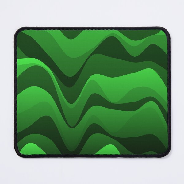 Item preview, Green Varying Color Waves Flowing Colorful Waving Cascade designed and sold by EvergreenMotifs.