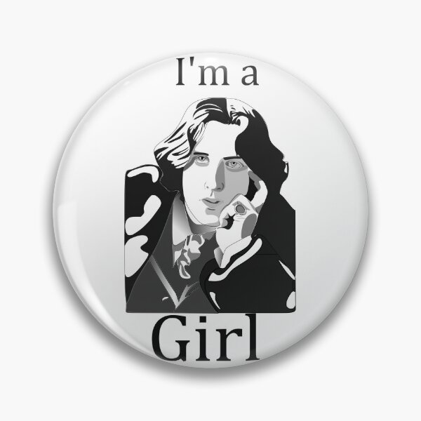 Item preview, I'm an Oscar Wilde Girl designed and sold by Thinkaboutpam.