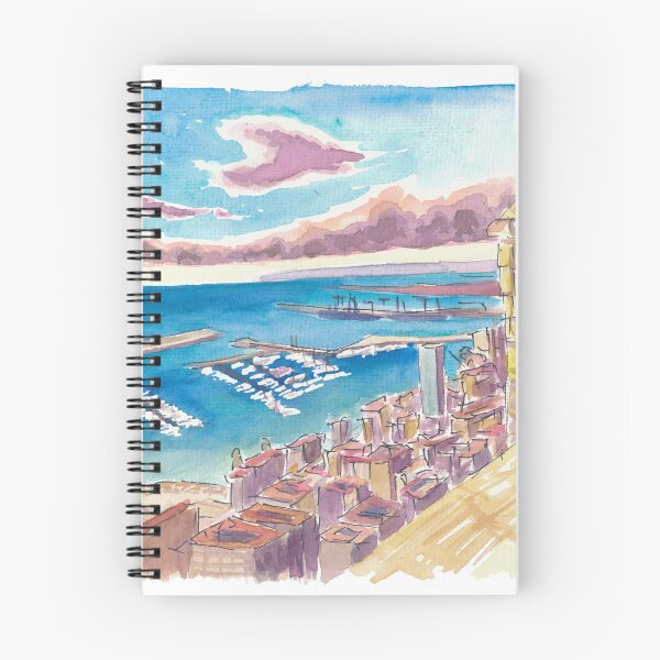 Item preview, Verano en Alicante España con vista al puerto de yates designed and sold by artshop77.
