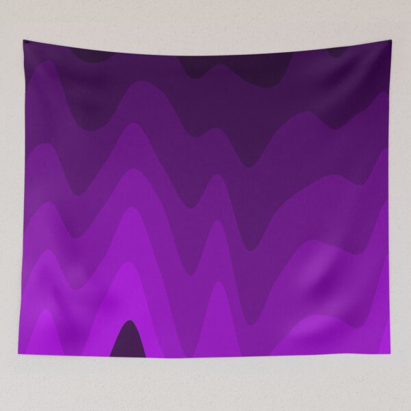 Item preview, Purple Varying Color Waves Flowing Colorful Waving Cascade designed and sold by EvergreenMotifs.