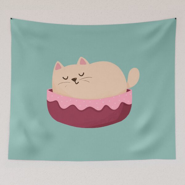 Item preview, Sweet Dreams of a Kitten in a Warm Bed designed and sold by Imagination-JU.