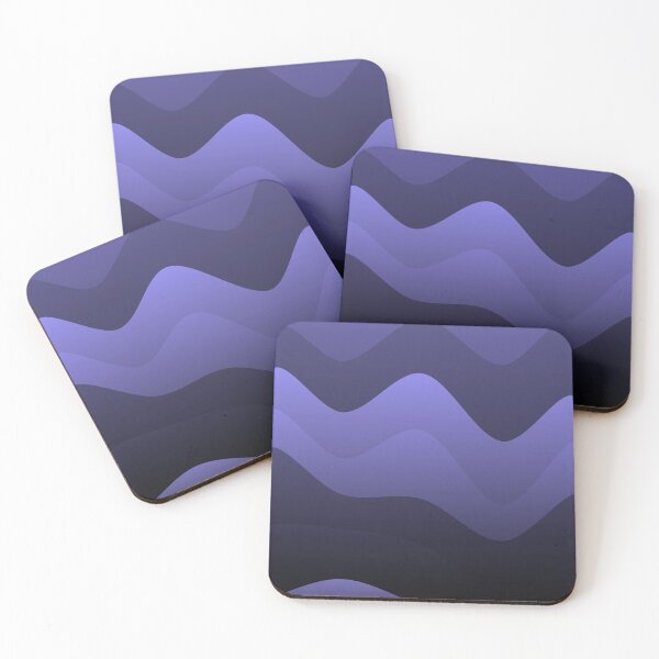 Item preview, Blue Varying Color Waves Flowing Colorful Waving Cascade designed and sold by EvergreenMotifs.