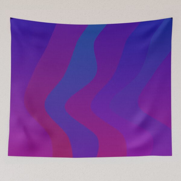 Item preview, Rainbow Varying Color Waves Flowing Colorful Waving Cascade designed and sold by EvergreenMotifs.