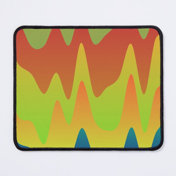 Item preview, Rainbow Varying Color Waves Flowing Colorful Waving Cascade designed and sold by EvergreenMotifs.