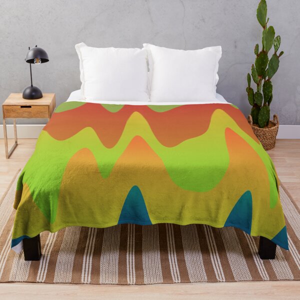 Item preview, Rainbow Varying Color Waves Flowing Colorful Waving Cascade designed and sold by EvergreenMotifs.