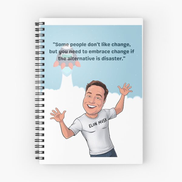 Item preview, Elon Musk inspirational quote designed and sold by Enea Kelo.