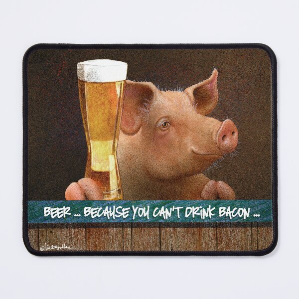 Item preview, beer ... because you cant drink bacon... designed and sold by Will Bullas Studio.