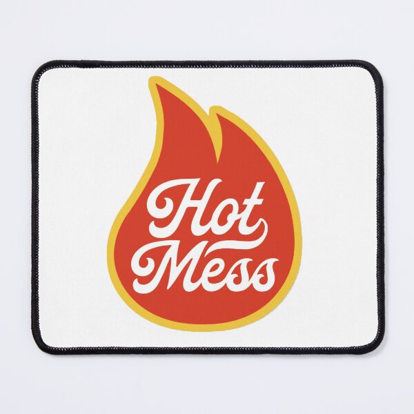 Item preview, Hot Mess Flame sticker or t-shirt designed and sold by PIXEL POP DESIGNS - Beyond the Norm!.