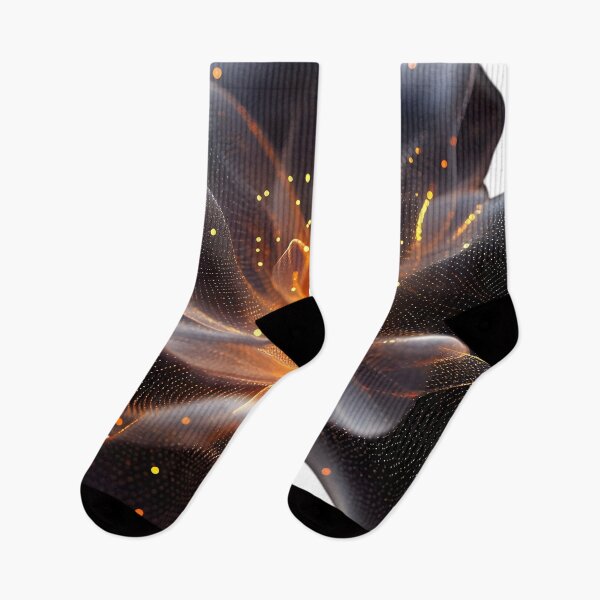 Item preview, Golden Neon Spirograph Orchid designed and sold by AI-Only Creations.