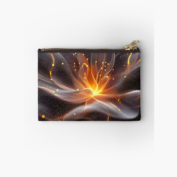 Item preview, Golden Neon Spirograph Orchid designed and sold by AI-Only Creations.