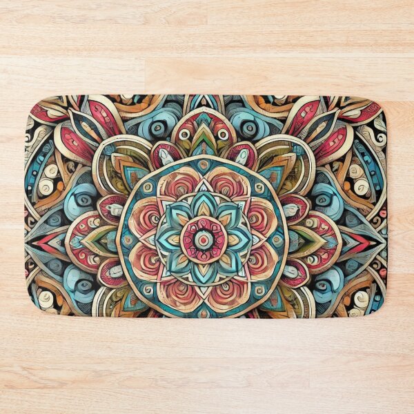 Item preview, Vibrant Geometric Mandala designed and sold by WildVista.