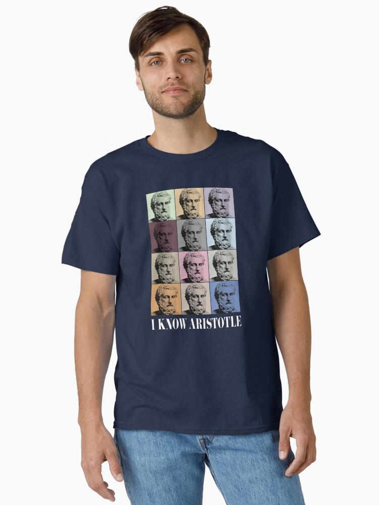 Thumbnail 1 of 7, Classic T-Shirt, I Know Aristotle designed and sold by twpolger.
