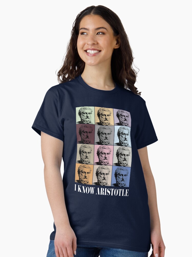 Thumbnail 2 of 7, Classic T-Shirt, I Know Aristotle designed and sold by twpolger.