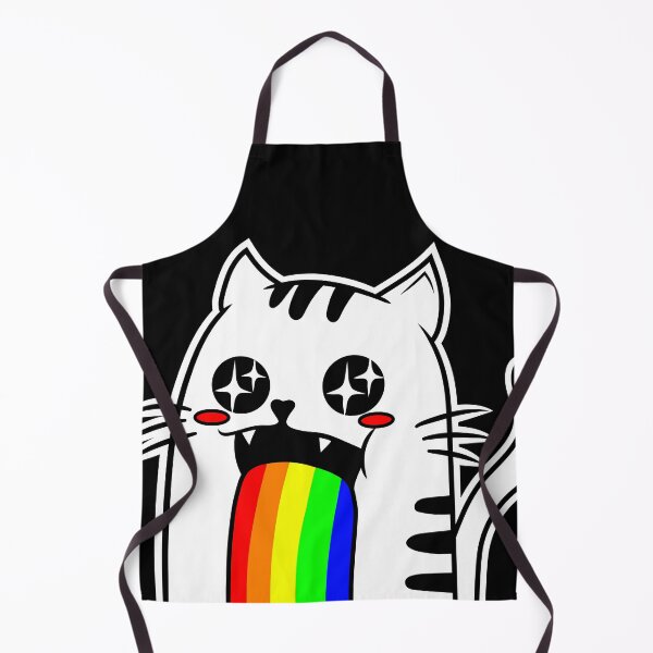 Item preview, Fat Kitty Cute Cat Rainbow Sparkles Kawaii Sticker designed and sold by Mind-23.