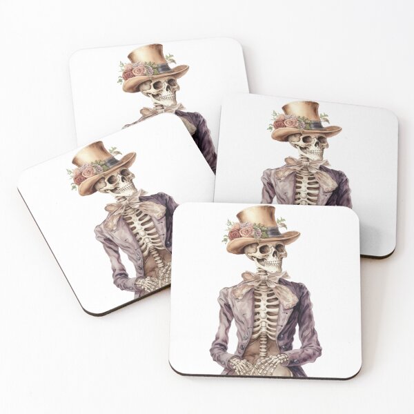 Item preview, Victorian Halloween Skeleton designed and sold by GiraffeCreative.