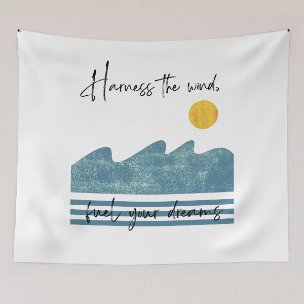 Item preview, Harness the wind, fuel your dreams designed and sold by Tajdi.
