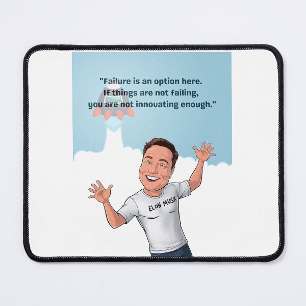 Item preview, Elon Musk inspirational quote designed and sold by Enea Kelo.