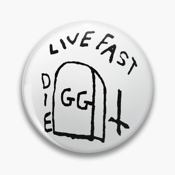 Item preview, GG Allin Live Fast Die Tattoo designed and sold by Subcvltureshop.