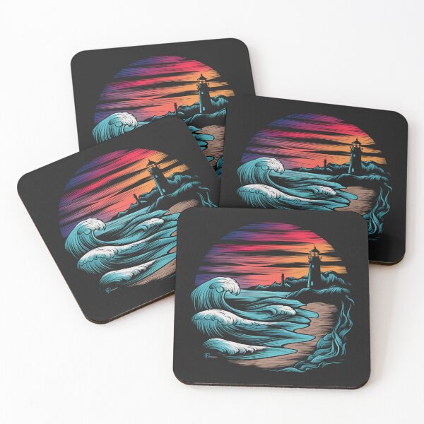 Item preview, Perfect beach with lighthouse (only dark) designed and sold by beyourzelf.