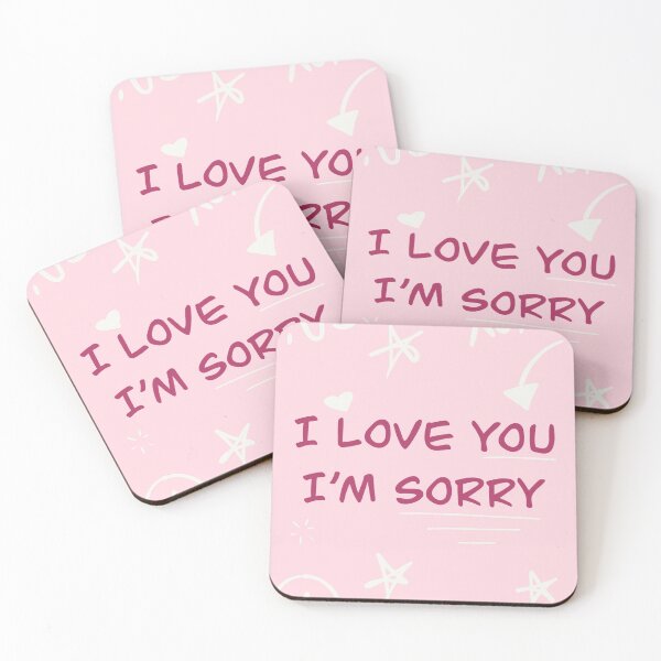 Item preview, I love I’m sorry designed and sold by Macey Merdinian.