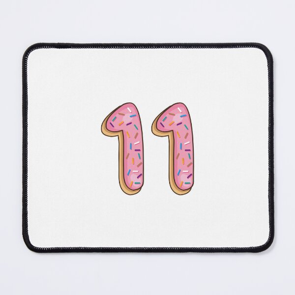 Item preview, Number 11 eleven Shaped Like Donuts designed and sold by DonutsWords.