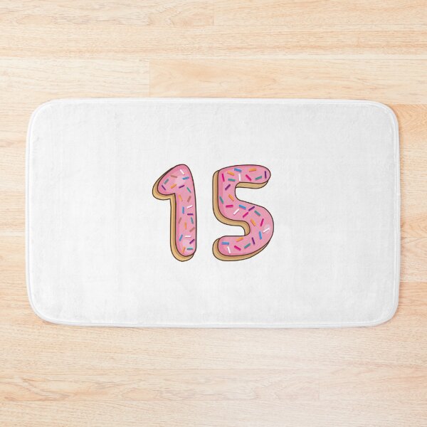 Item preview, Copy of Number 15 fifteen Shaped Like Donuts designed and sold by DonutsWords.