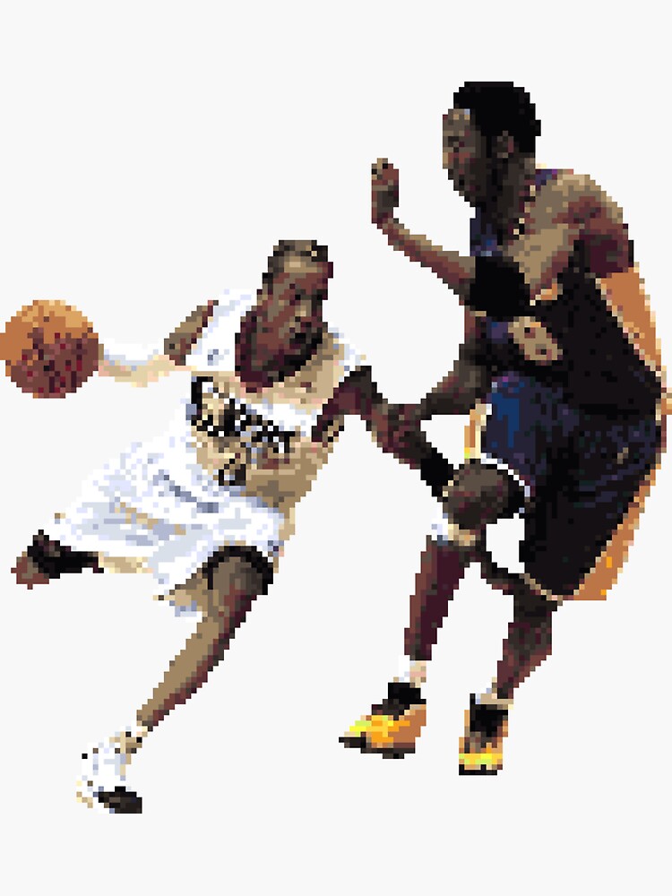 Allen Iverson and Kobe Bryant Sticker