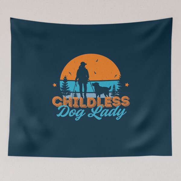 Item preview, Childless Dog Lady designed and sold by Caring Hearts.