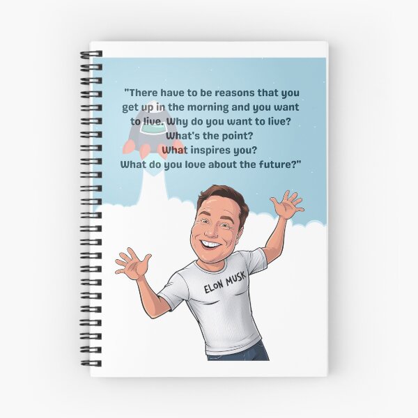 Item preview, Elon Musk inspirational quote designed and sold by Enea Kelo.