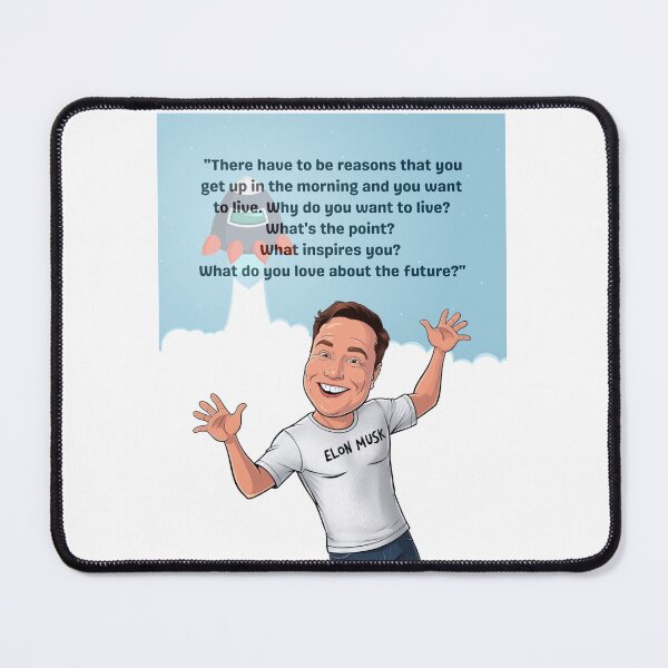 Item preview, Elon Musk inspirational quote designed and sold by Enea Kelo.
